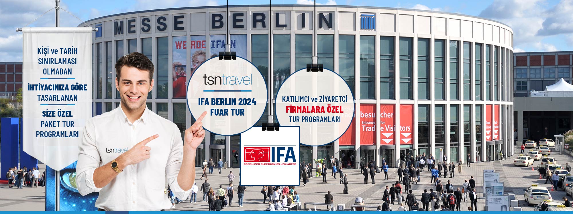 IFA Berlin 2024 Tüketici Elektroniği ve Ev Aletleri Fuarı paket tur programı