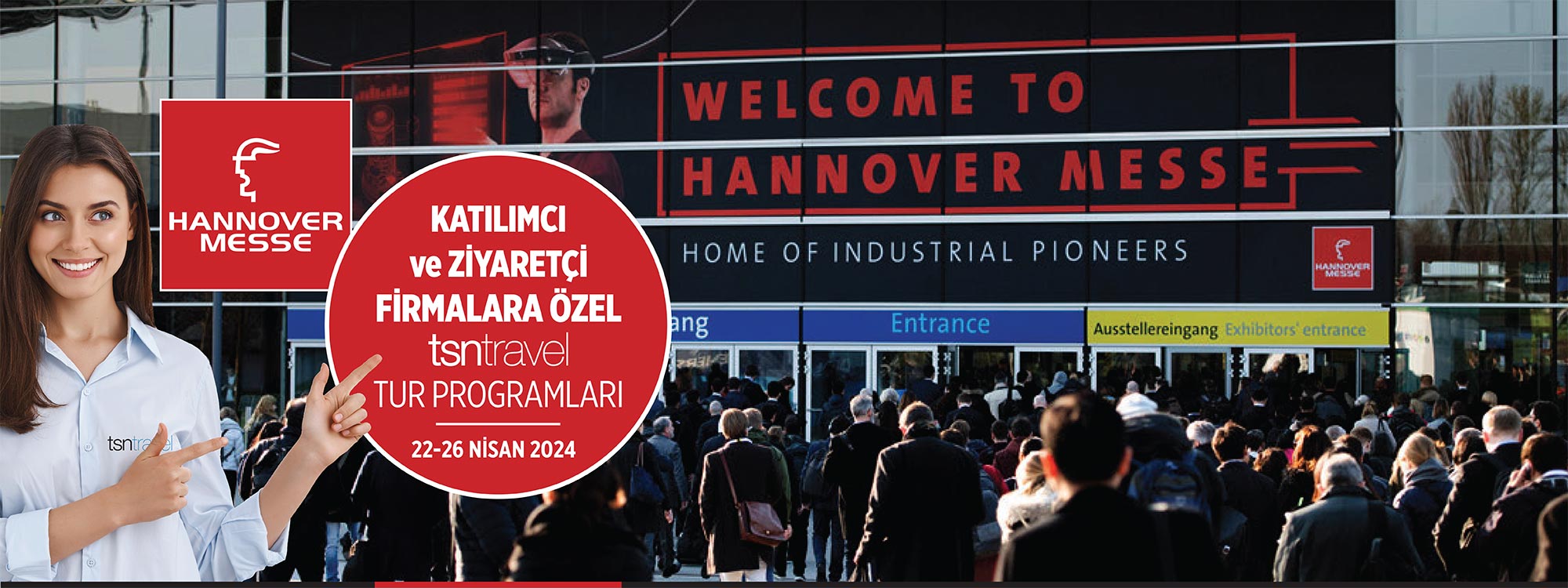 #HM24 | Hannover Messe 2024 Endüstriyel Teknoloji Fuarı | 22-26 Nisan 2024 | Şirketinize özel yurt dışı fuar turları | WhatsApp: (0533) 278 0 876